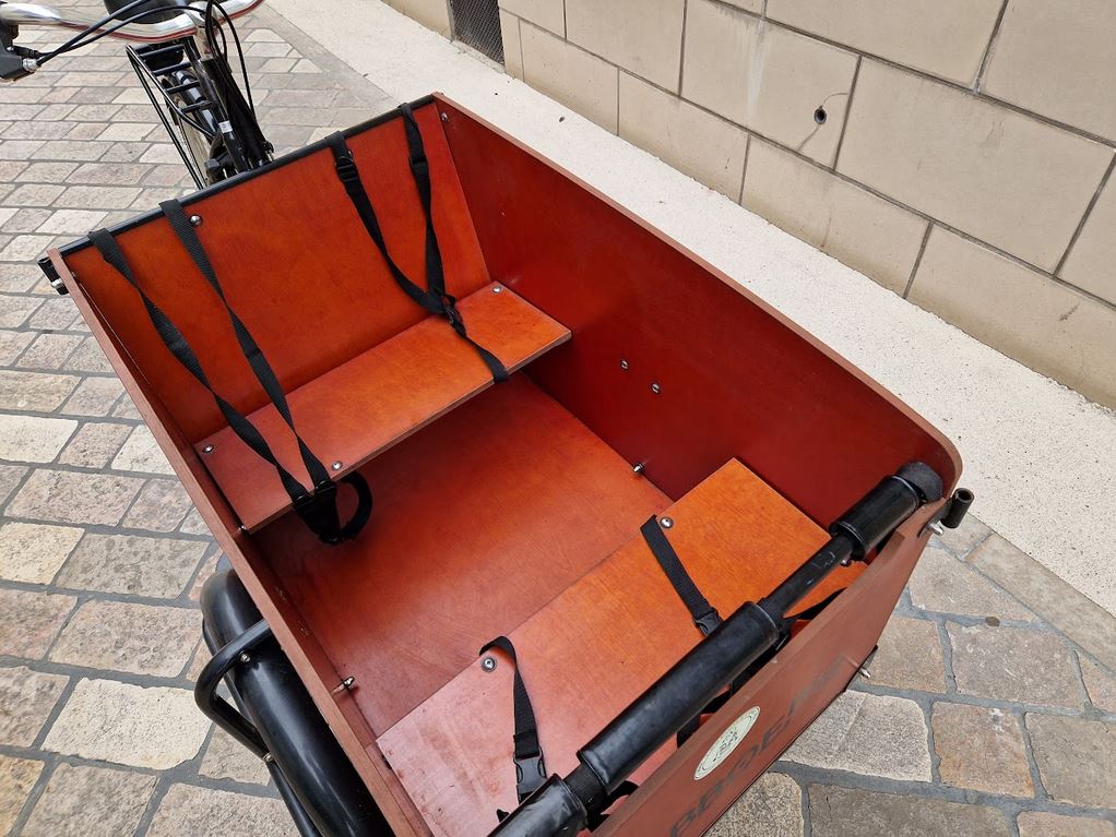 Vélo cargo triporteur Babboe Big éligible aux aides de la région IDF
