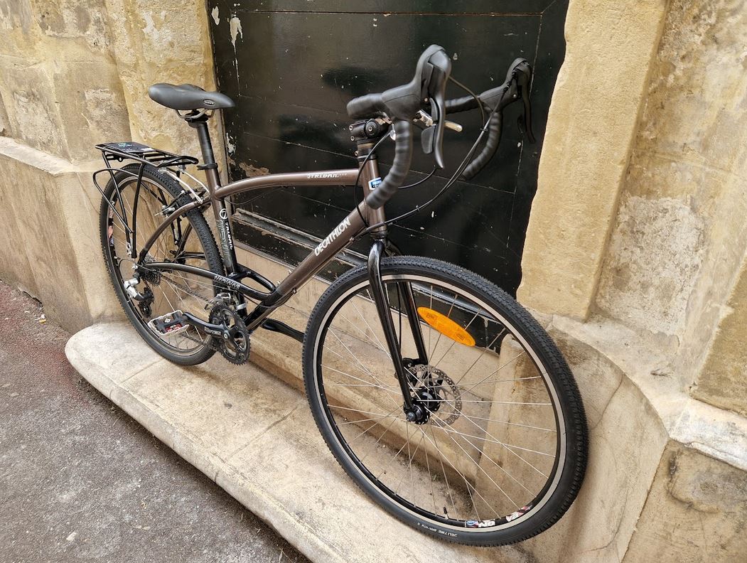 Gravel randonneuse Decathlon reconditionné