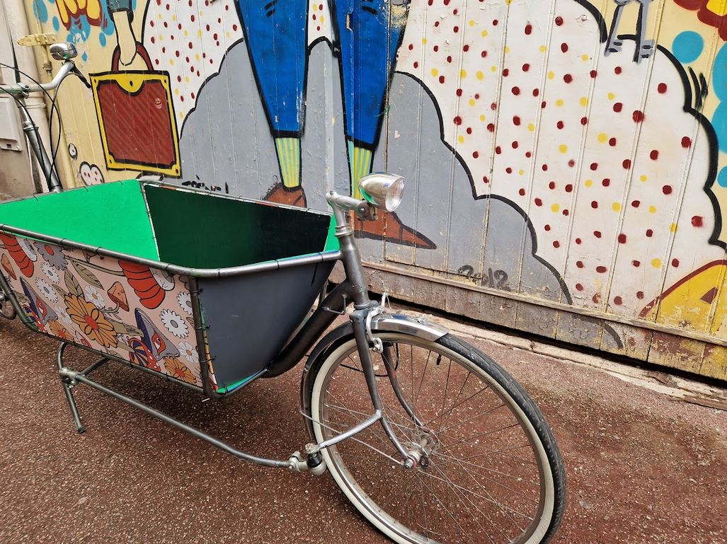 Vélo cargo artisannal reconditionné et éligible aux aides de la région IDF