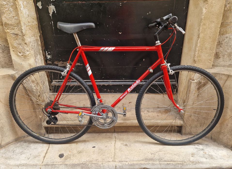Vélo de route gravel vintage urbain reconditionné