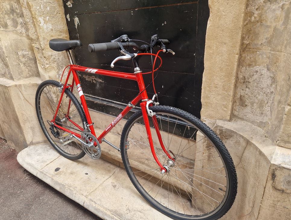 Vélo de route gravel vintage urbain reconditionné