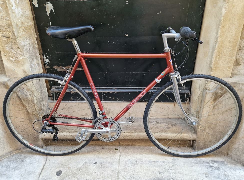 Vélo de route gravel vintage Manufrance reconditionné, vélo d'occasion à Meaux - photo 1
