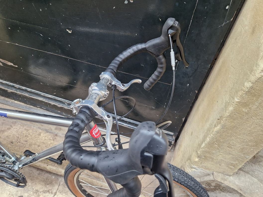 Randonneuse gravel chromée reconditionnée