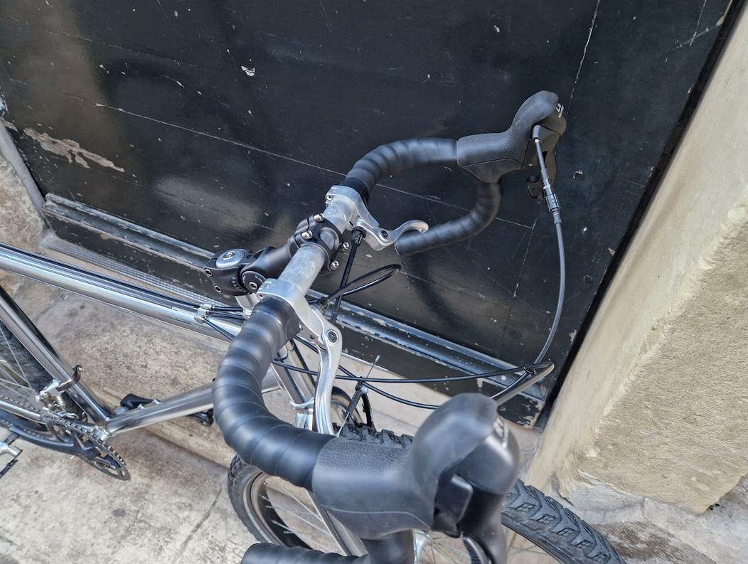 Randonneuse gravel chromée reconditionnée